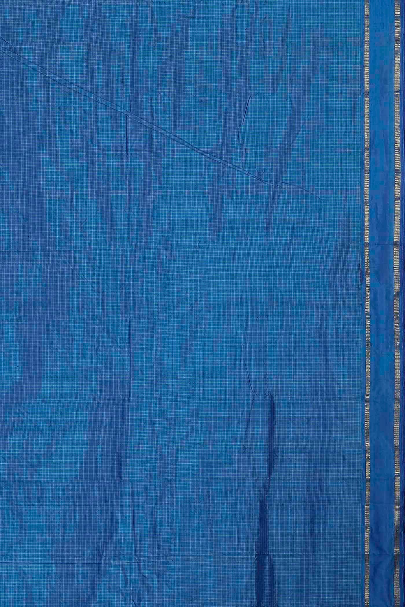 Blue Kanchipuram Silk Saree