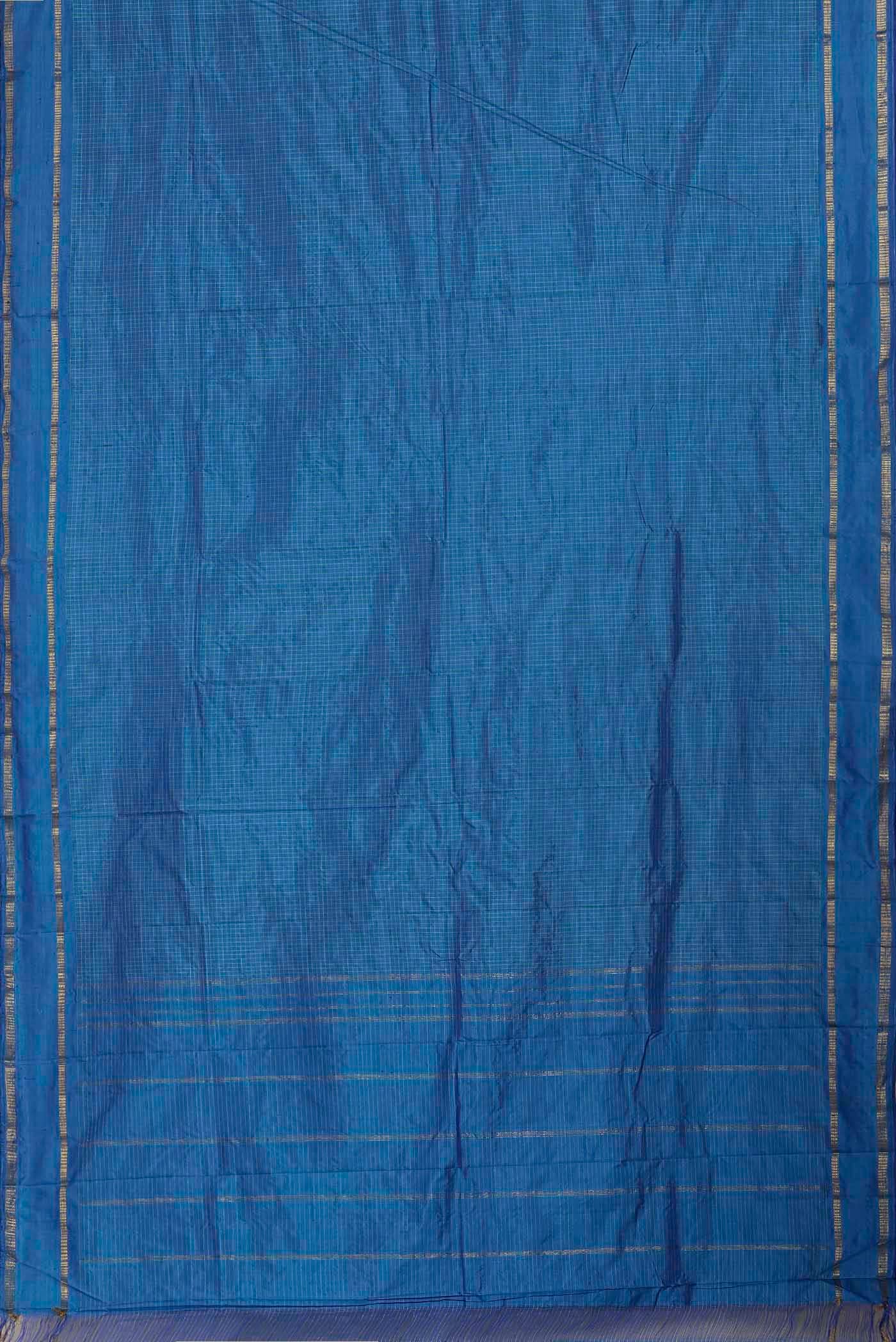 Blue Kanchipuram Silk Saree