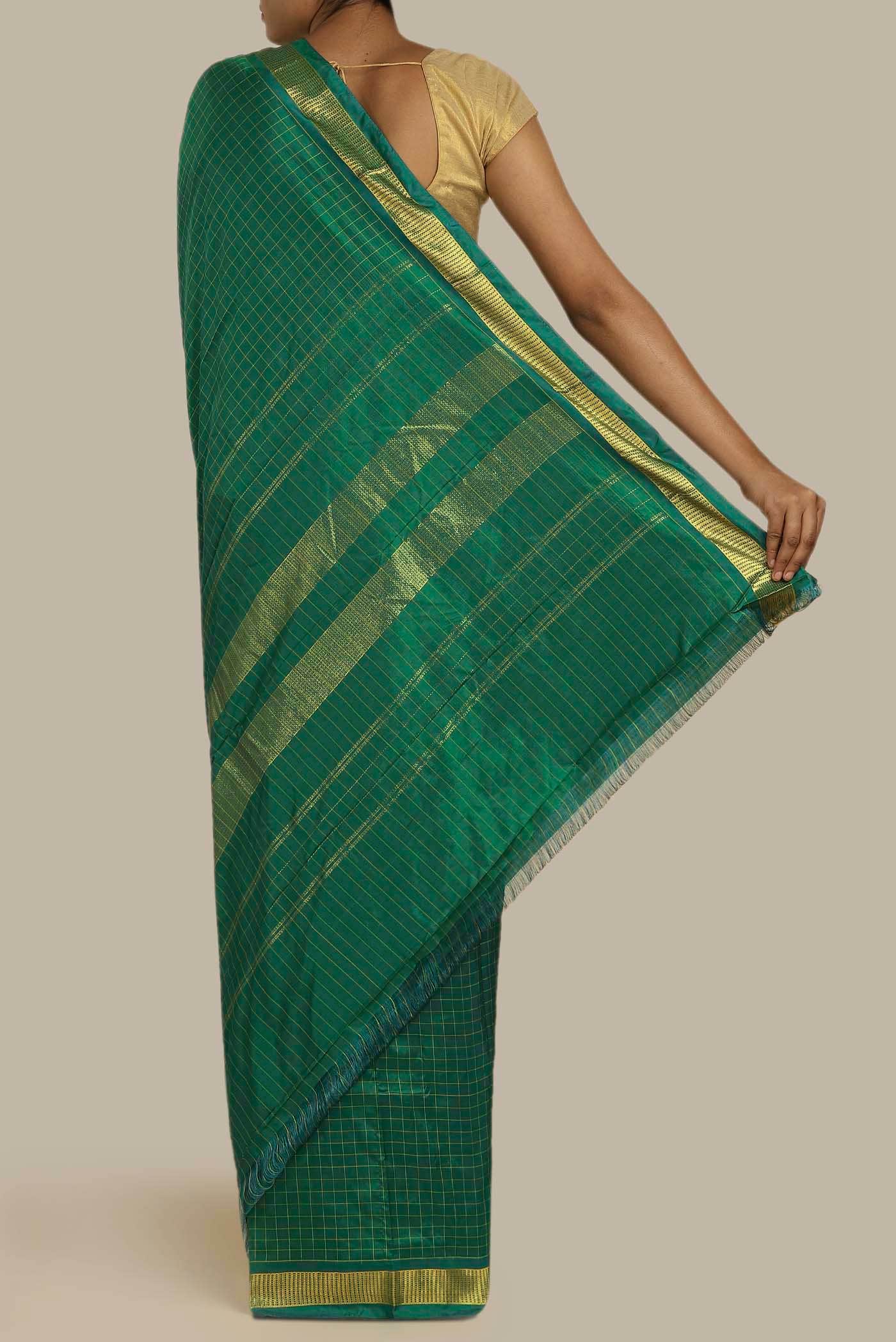 Green Kanchipuram Silk Saree