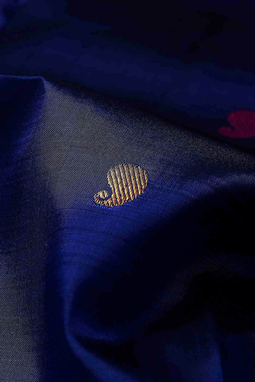 Blue Kanchipuram Silk Saree