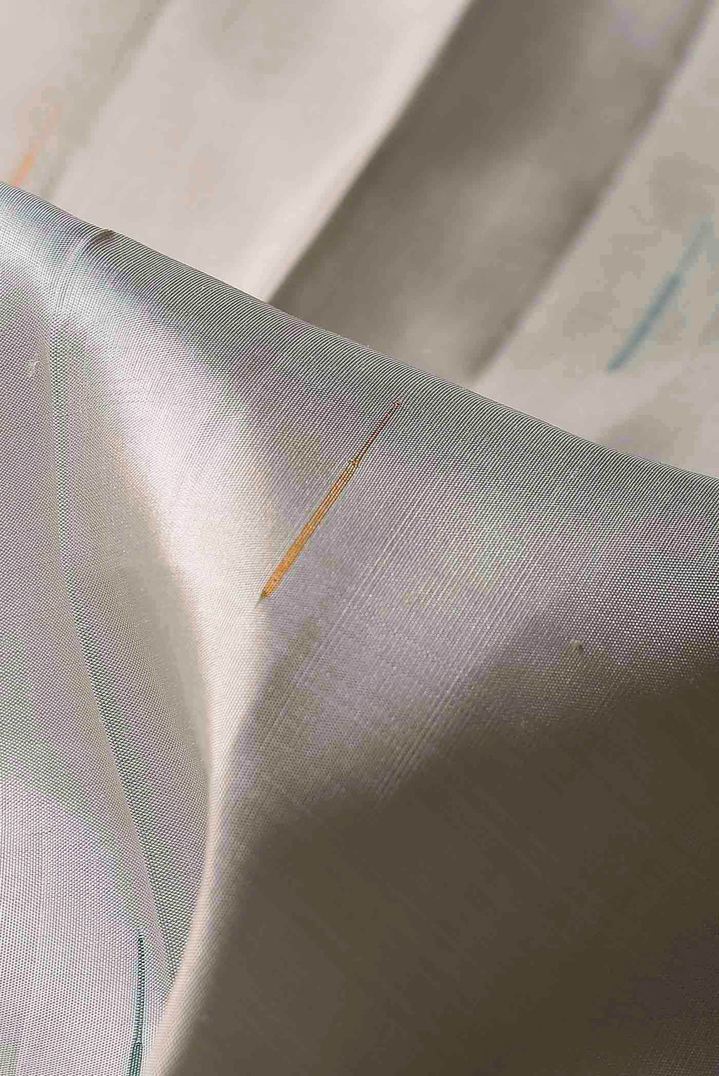 Beige Kanchipuram Silk Saree