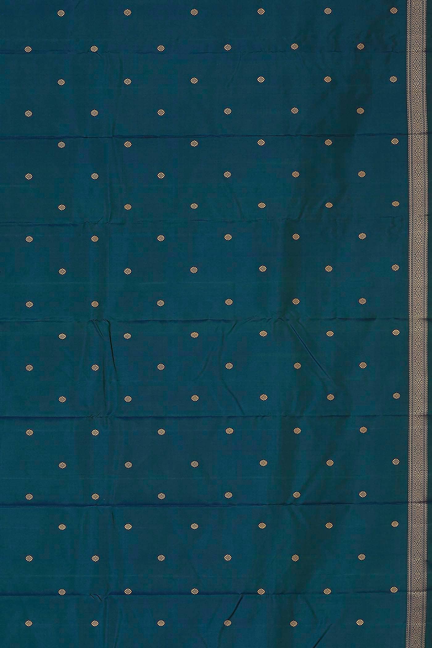 Blue Kanchipuram Silk Saree