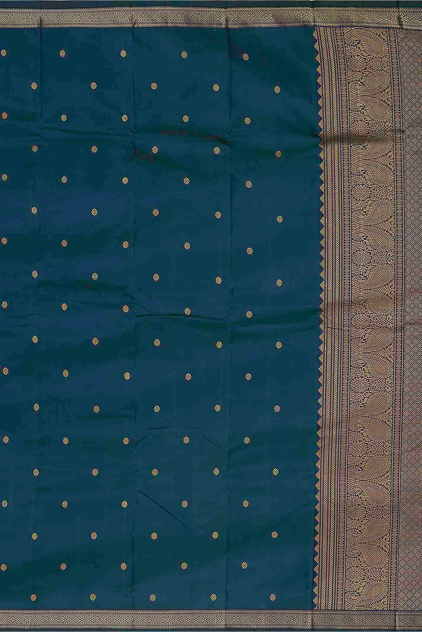 Blue Kanchipuram Silk Saree