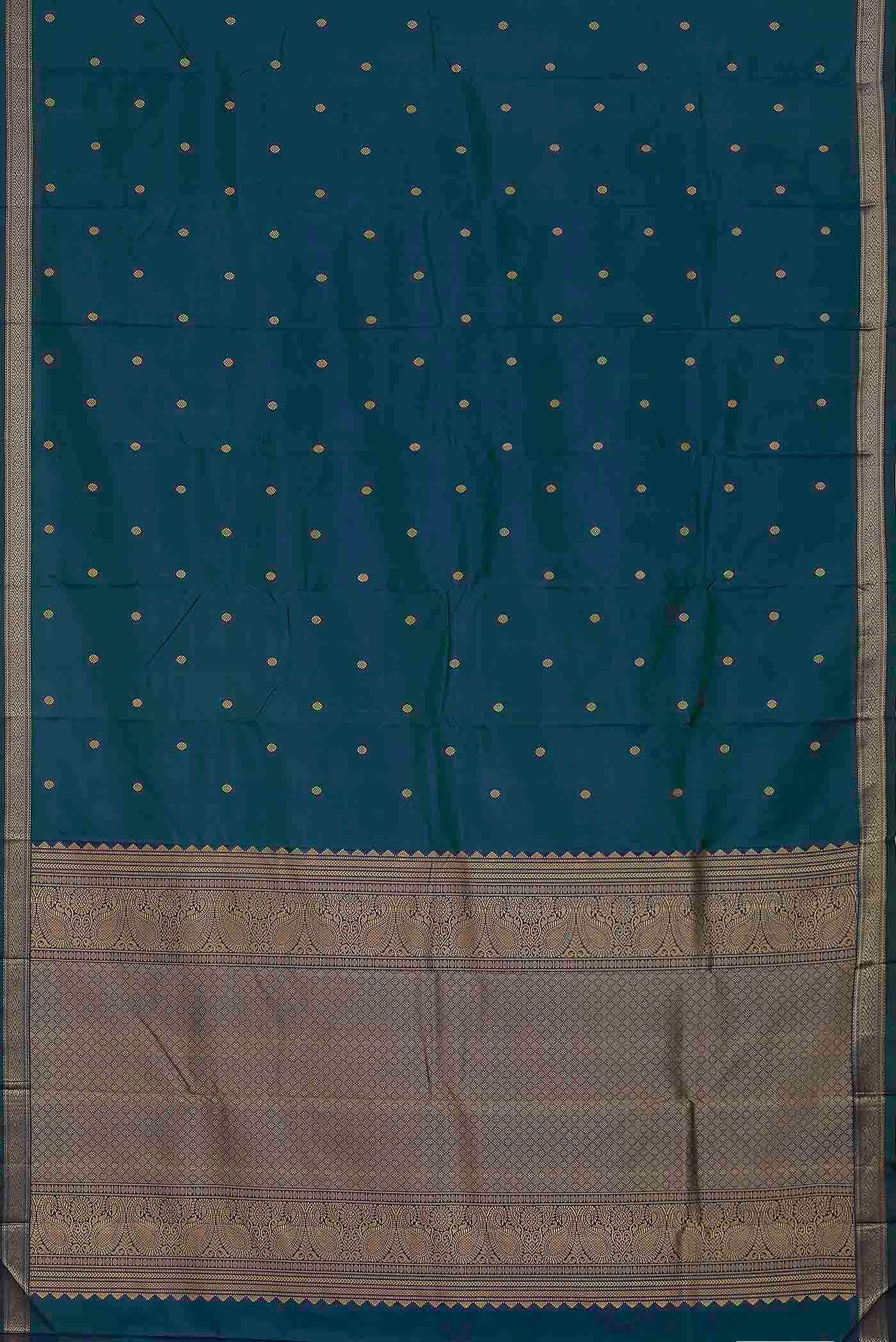Blue Kanchipuram Silk Saree
