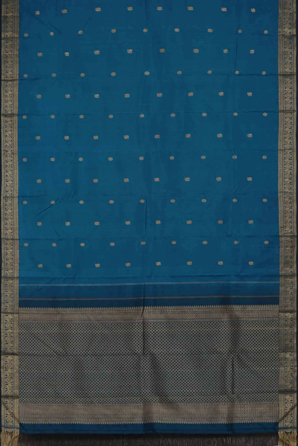 Blue Kanchipuram Silk Saree
