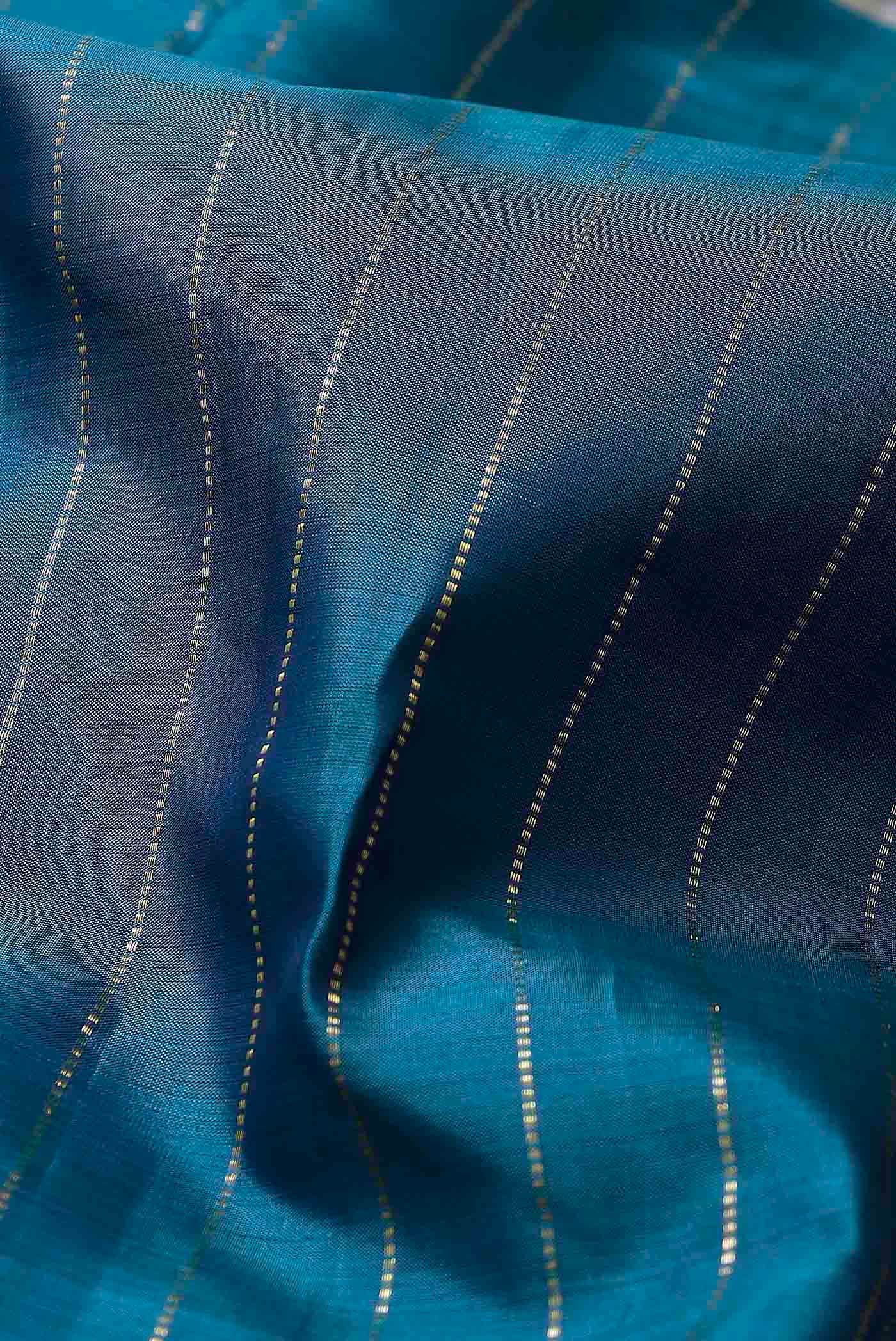 Blue Kanchipuram Silk Saree