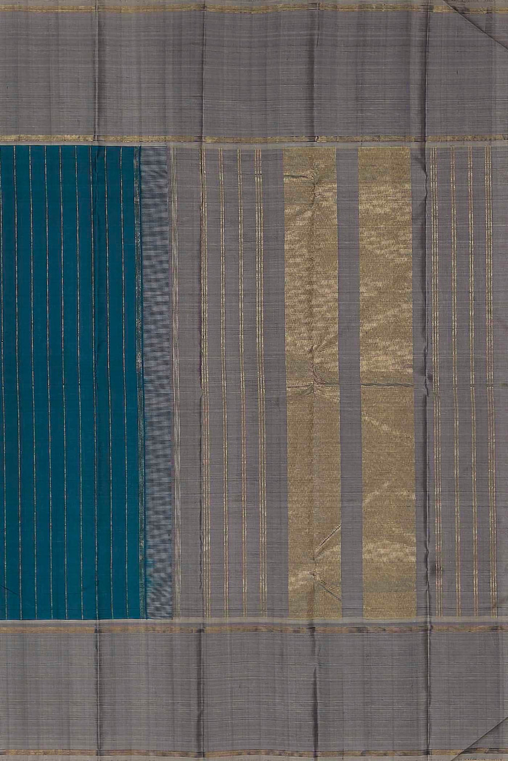 Blue Kanchipuram Silk Saree