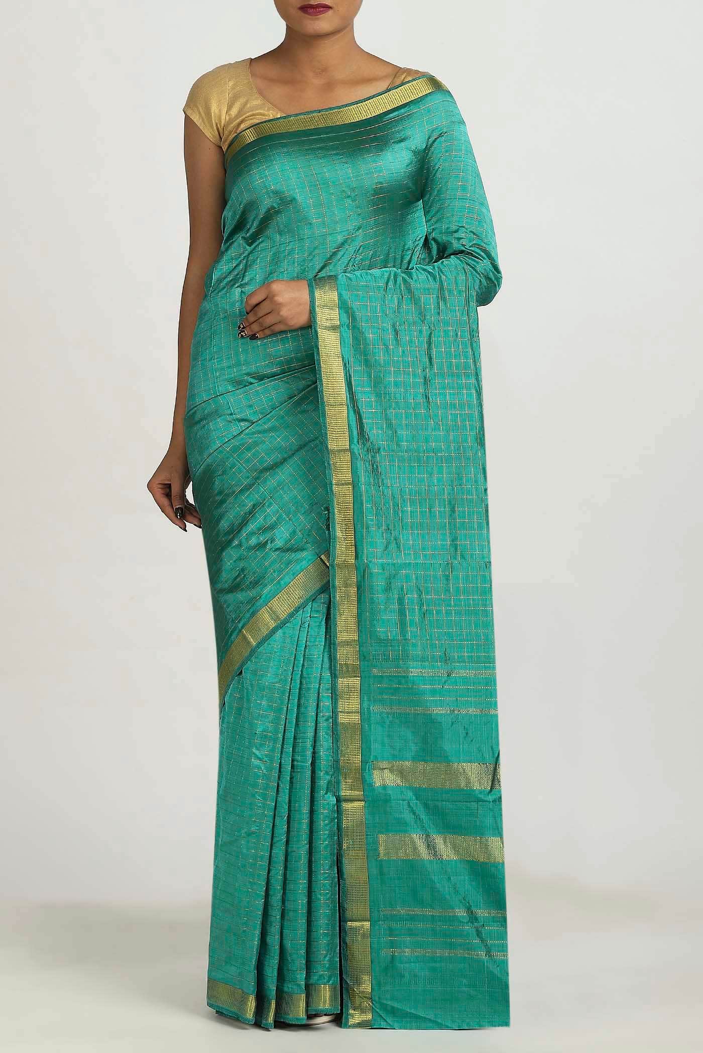 Green Kanchipuram Silk Saree