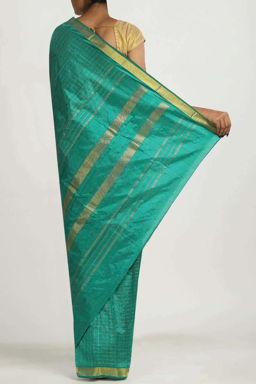 Green Kanchipuram Silk Saree