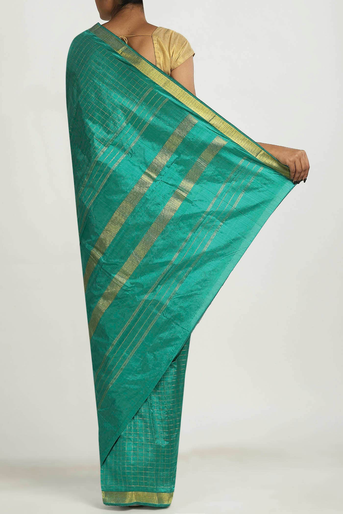 Green Kanchipuram Silk Saree