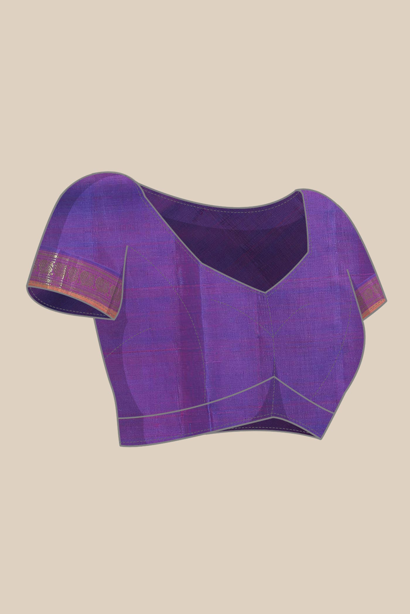 Multi Kanchipuram Silk Saree