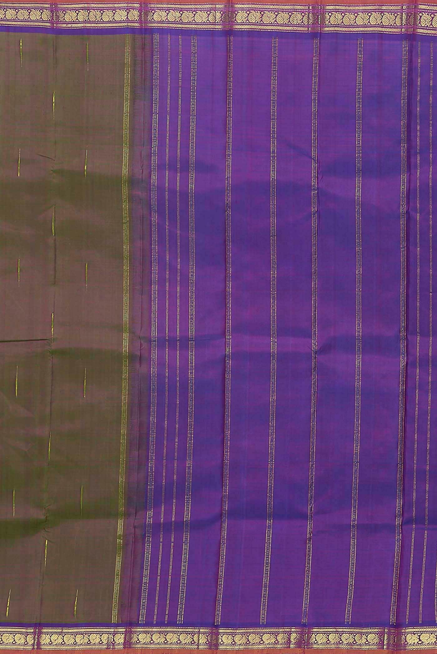 Multi Kanchipuram Silk Saree