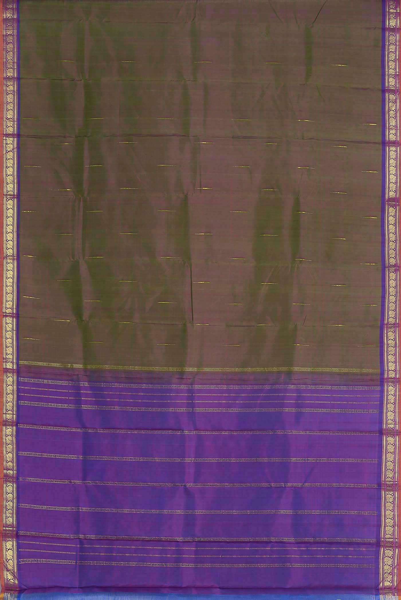 Multi Kanchipuram Silk Saree