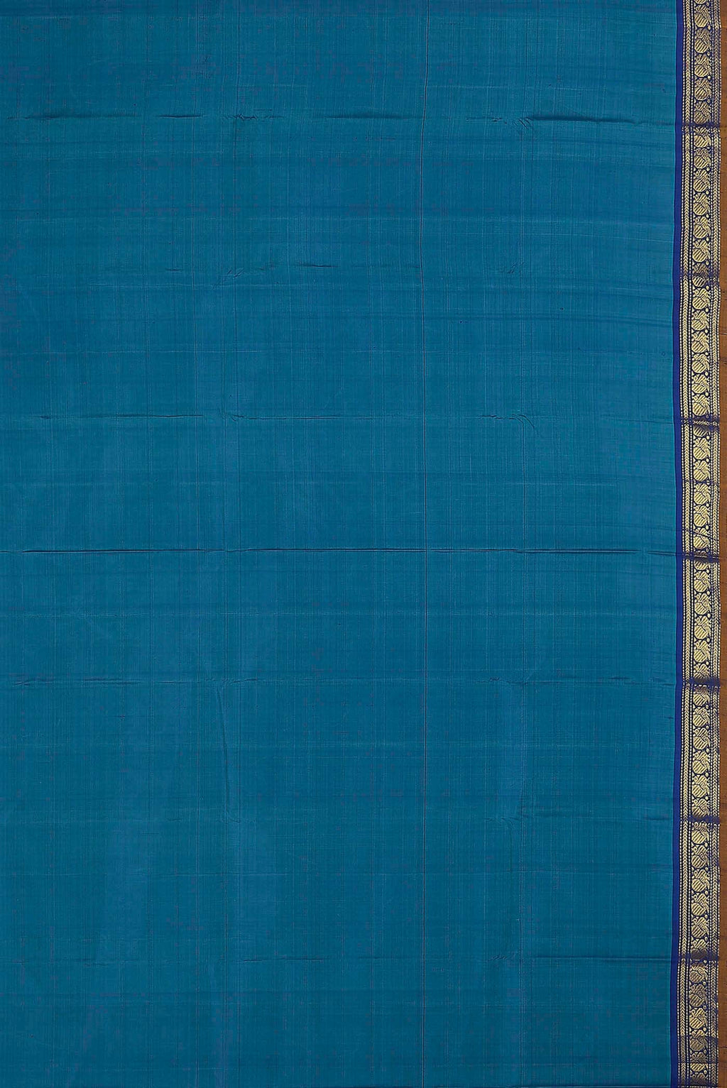 Blue Kanchipuram Silk Saree