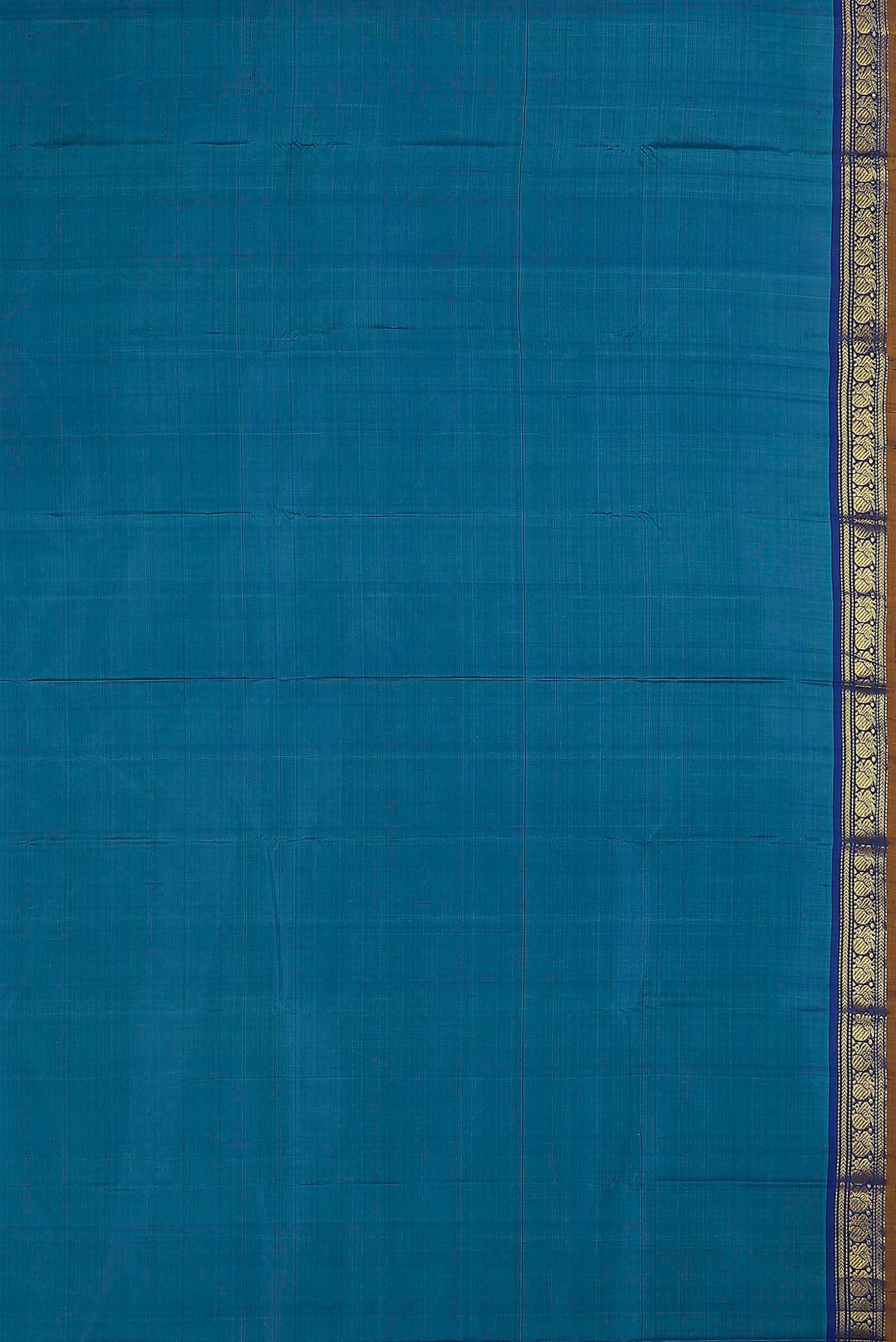 Blue Kanchipuram Silk Saree
