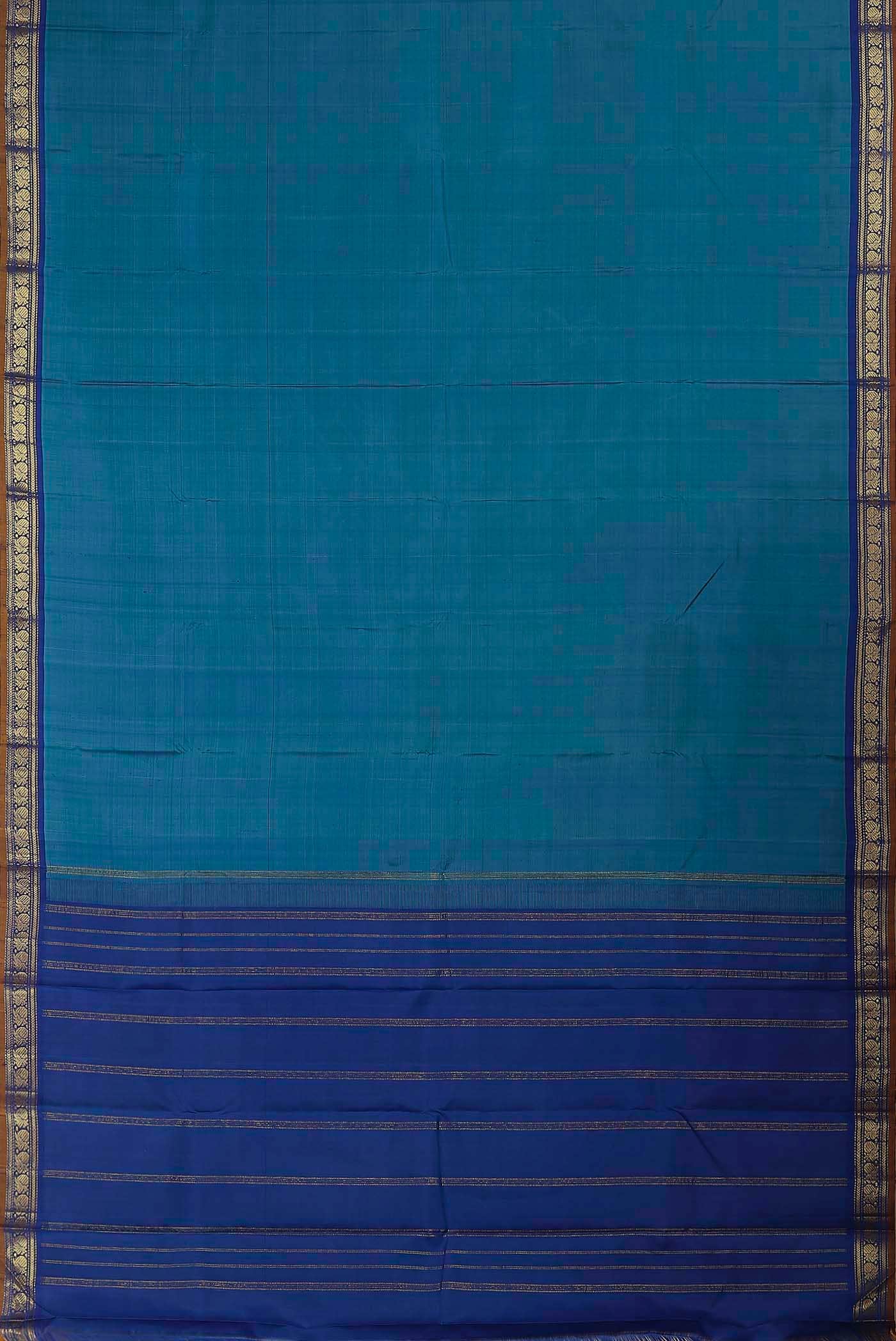 Blue Kanchipuram Silk Saree