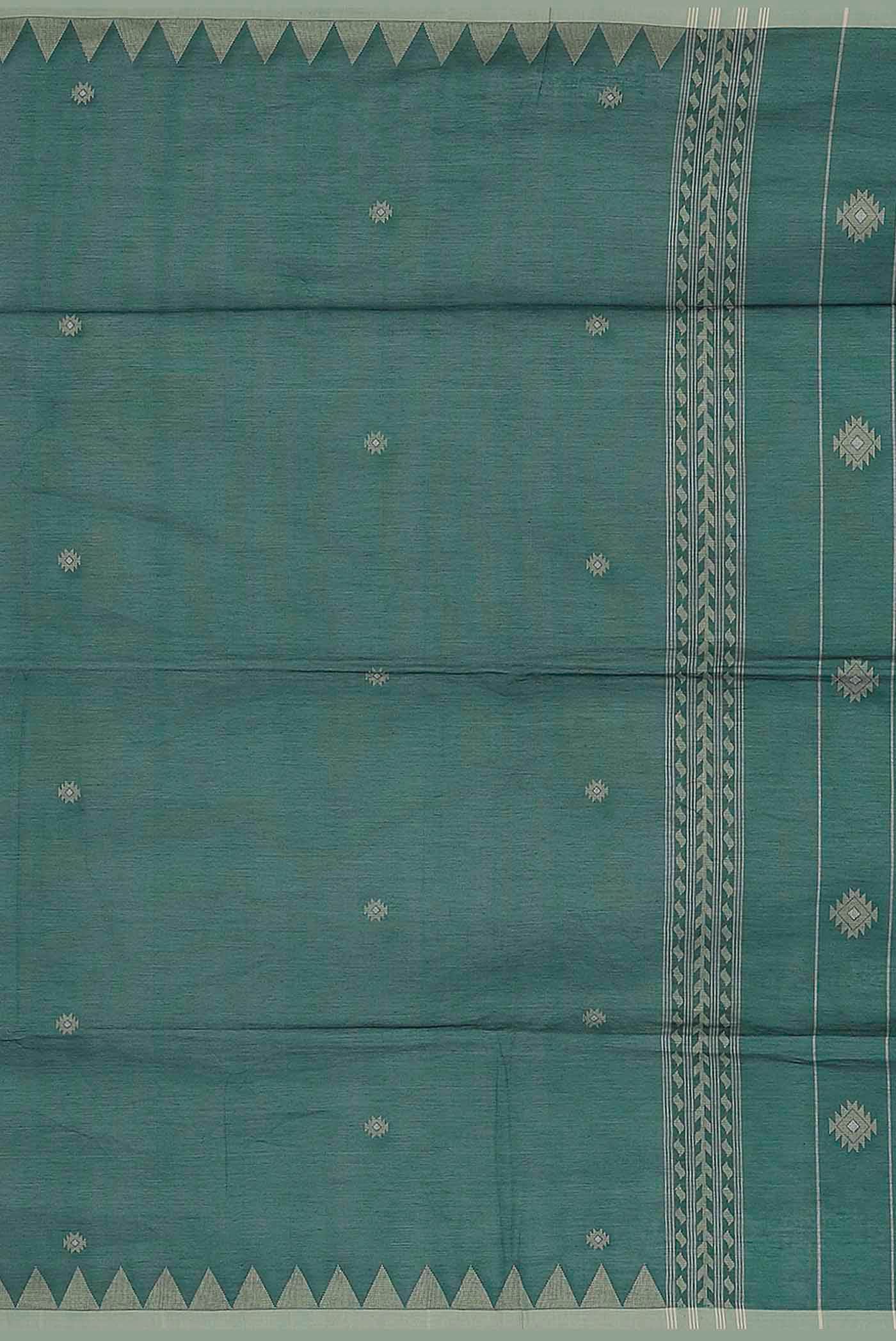 Green Bengal Cotton Saree