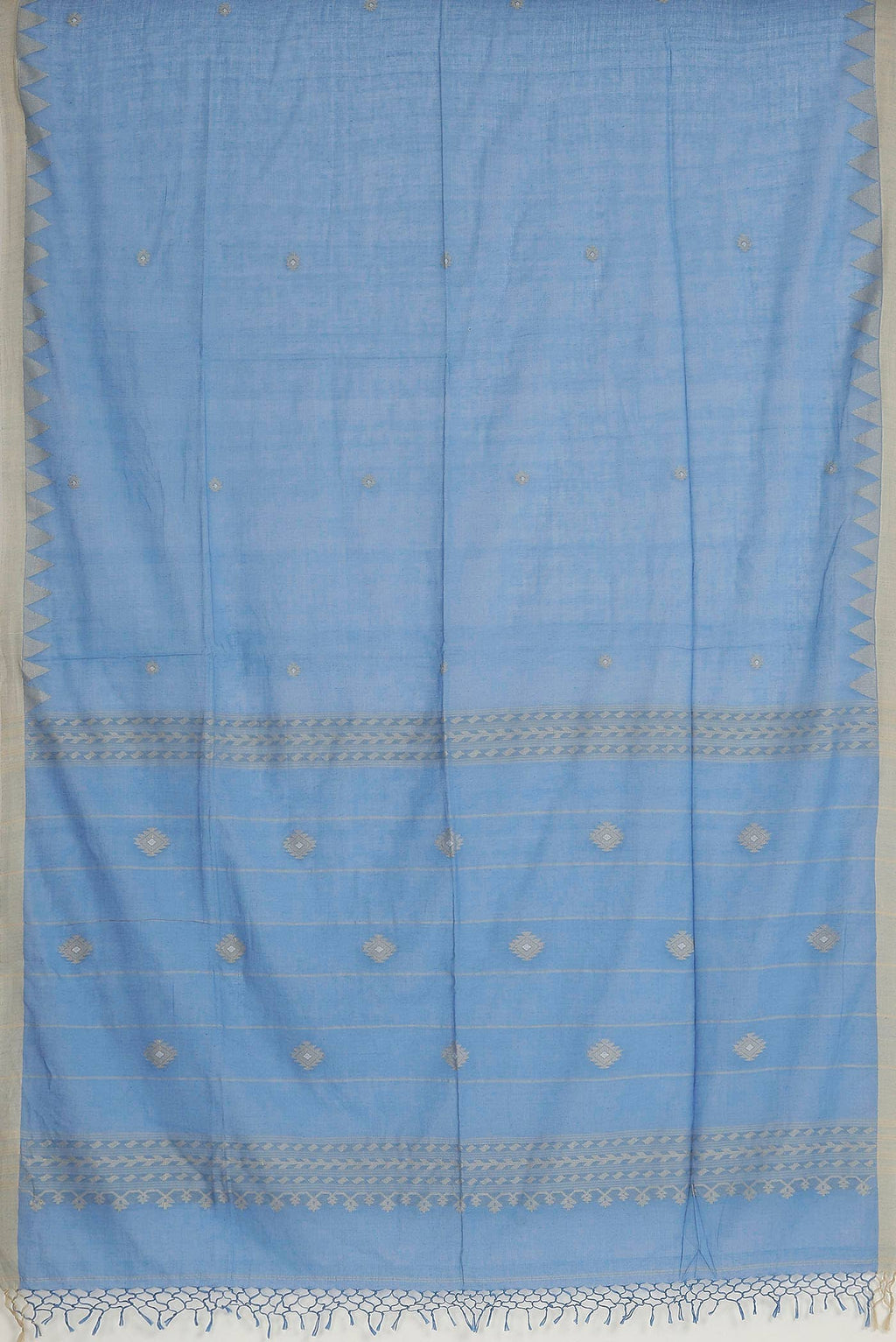 Blue Bengal Cotton Saree