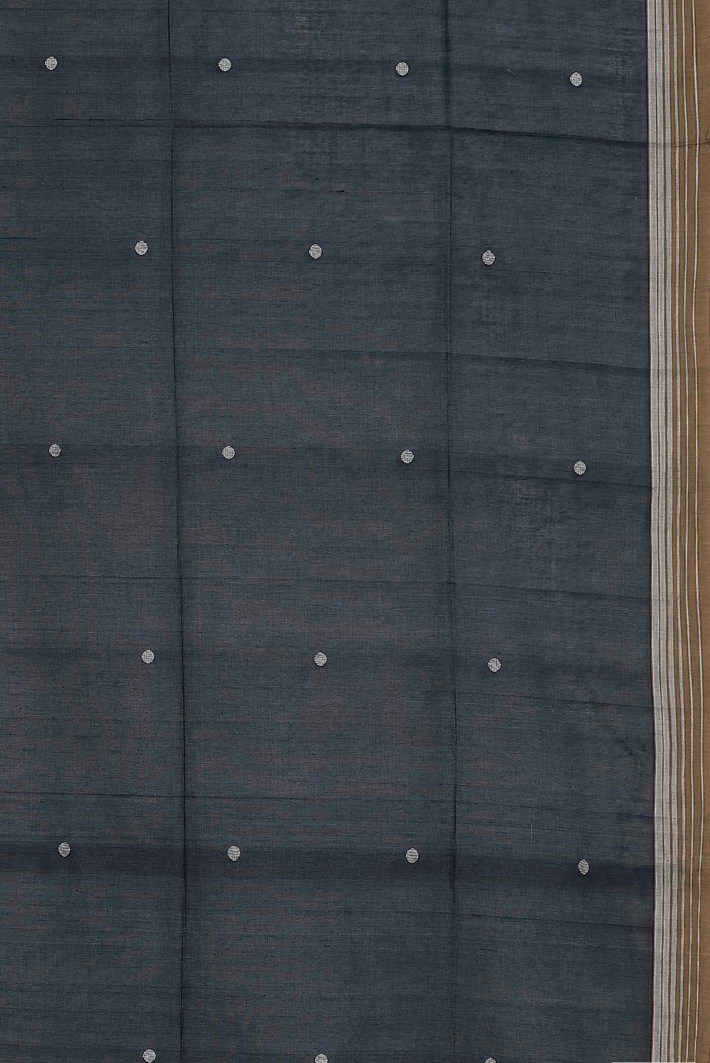 Blue Bengal Cotton Saree