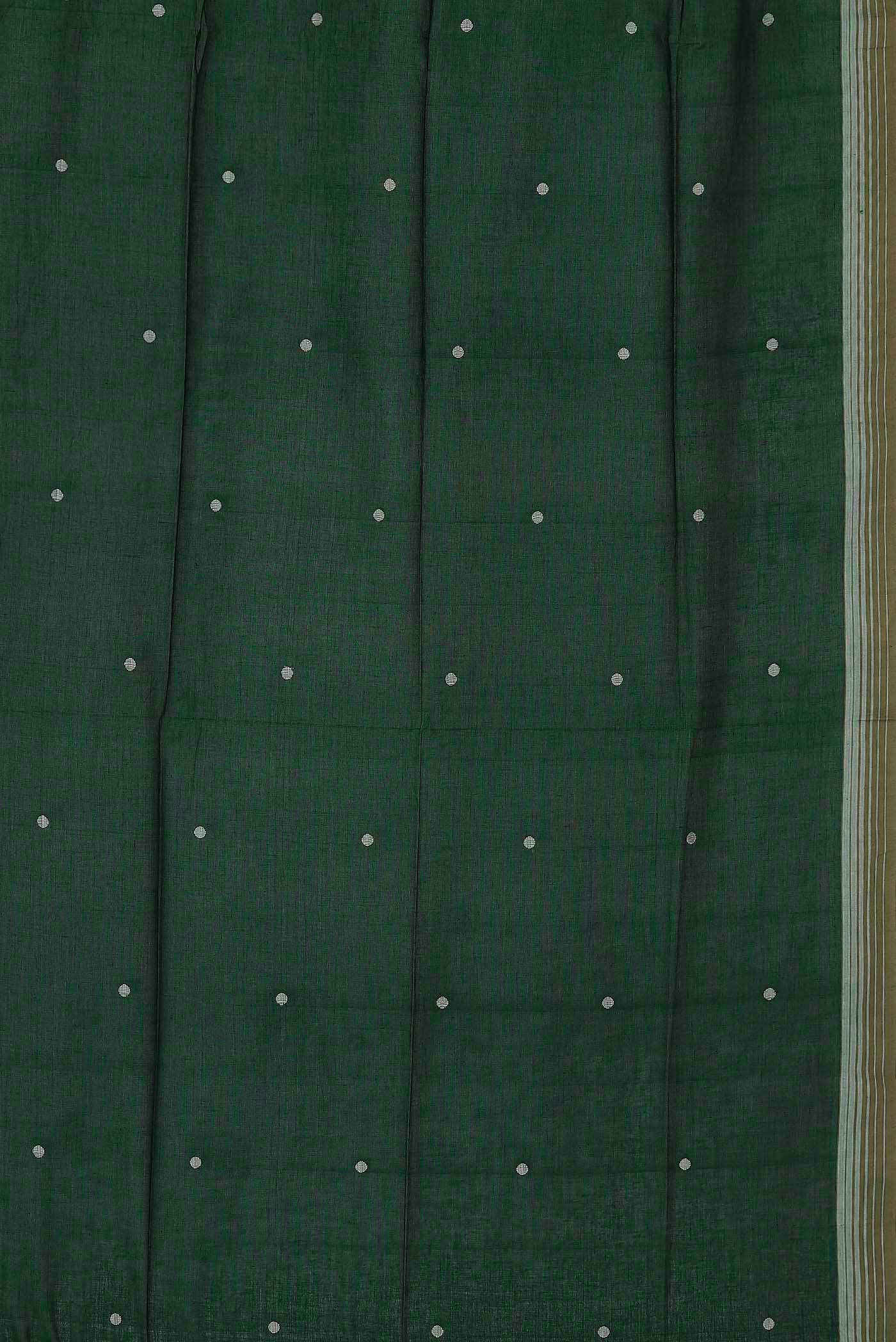 Green Bengal Cotton Saree