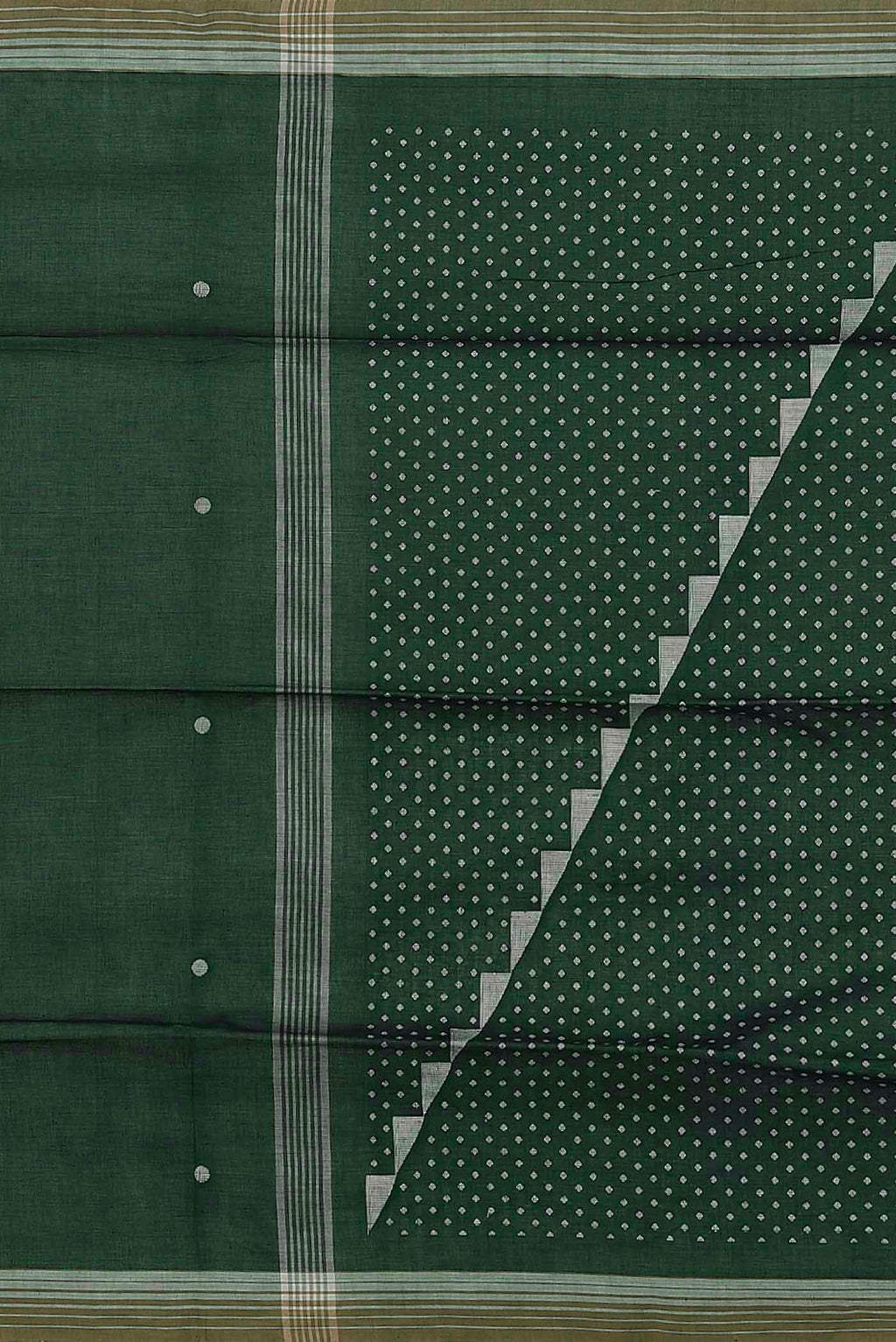 Green Bengal Cotton Saree