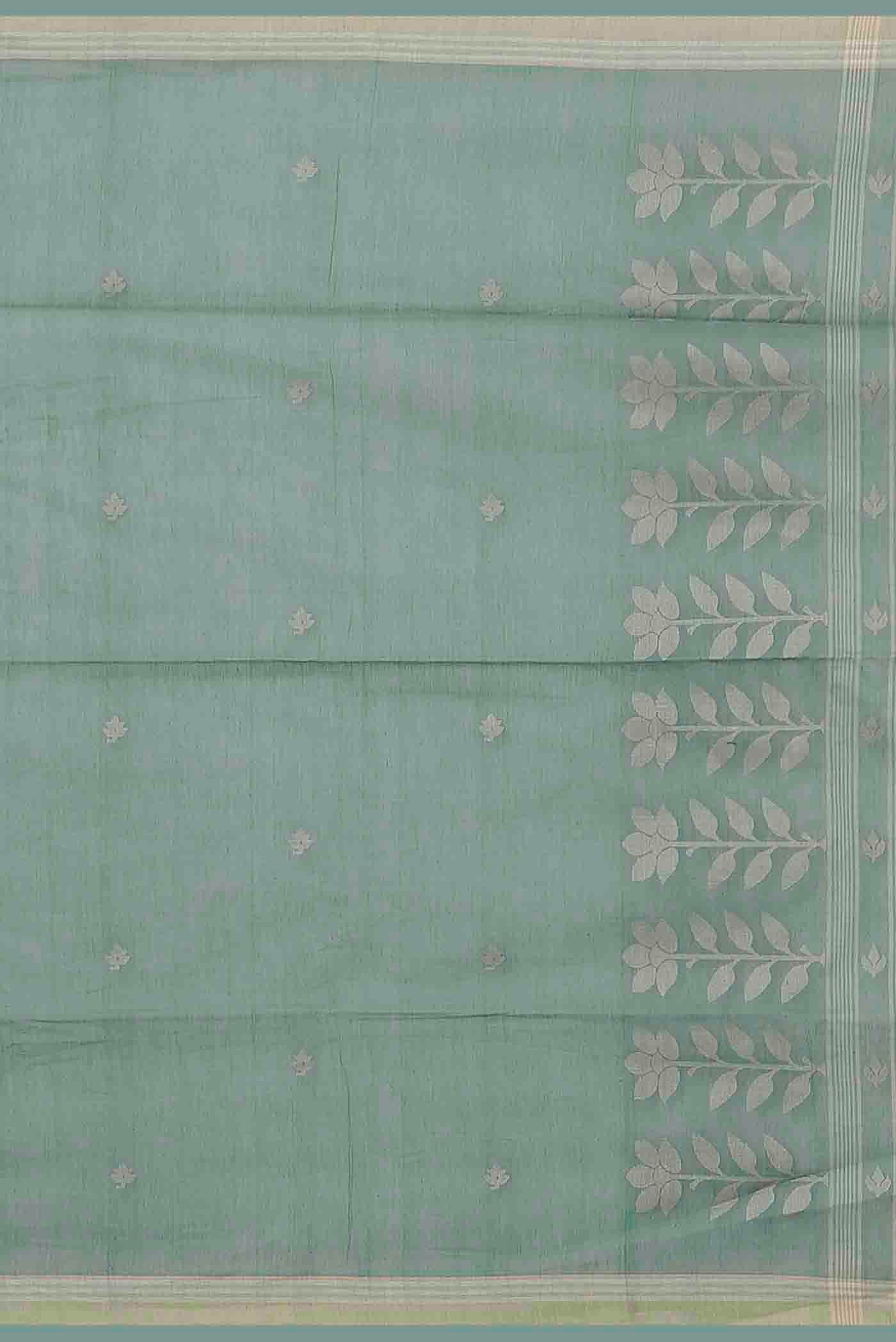 Green Bengal Cotton Saree