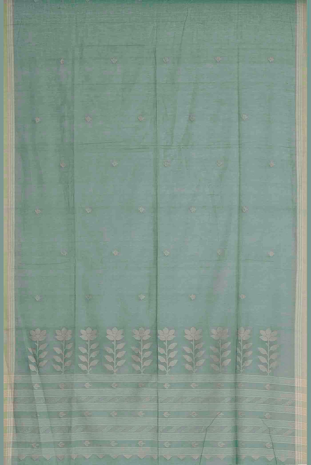 Green Bengal Cotton Saree