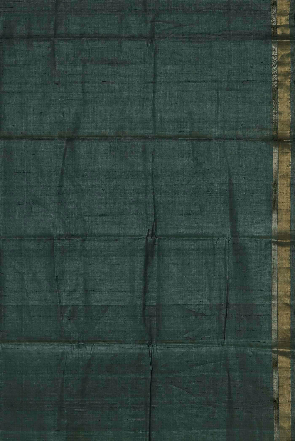 Green Bhagalpuri Tussar Silk Saree