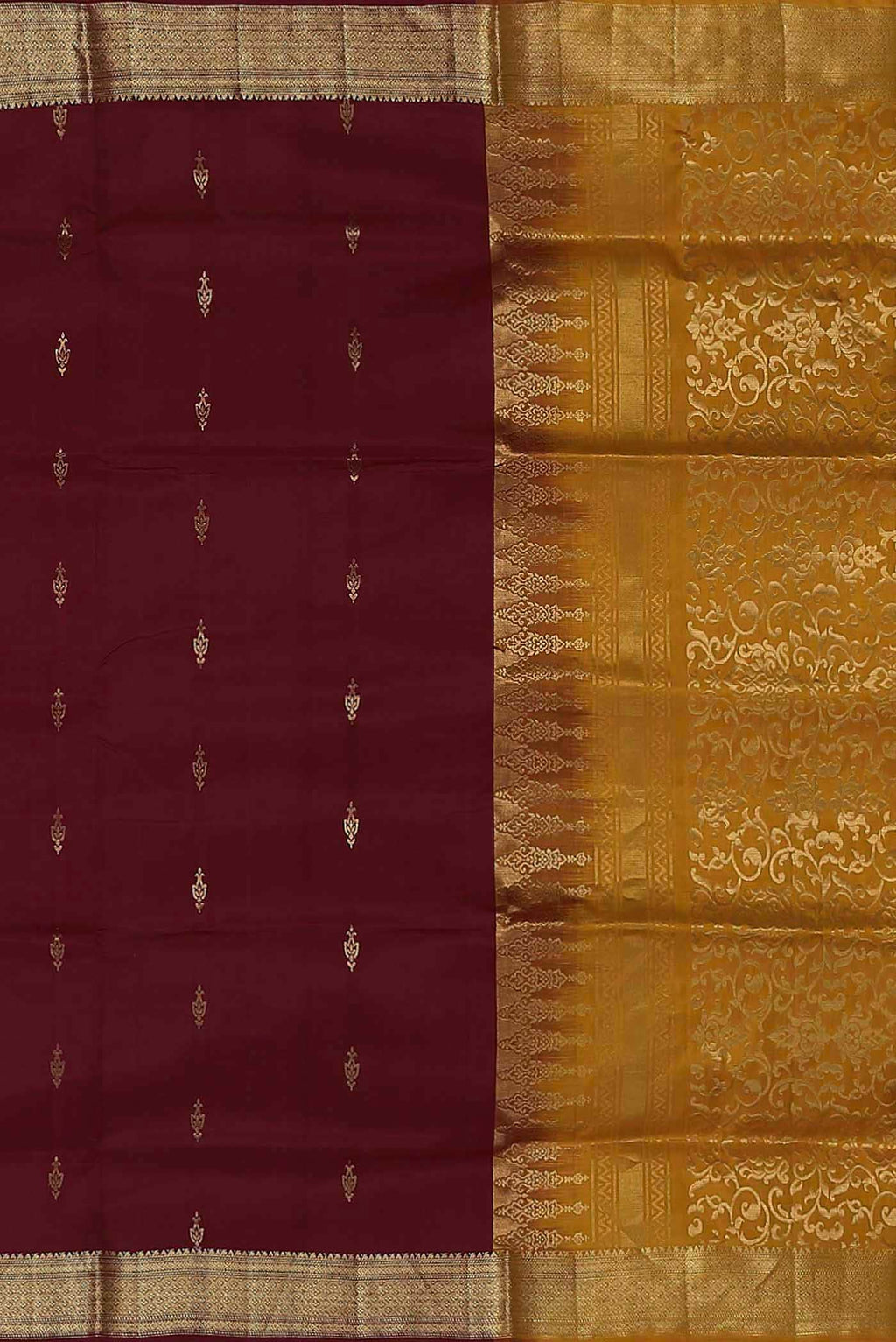 Maroon Soft Silk Saree