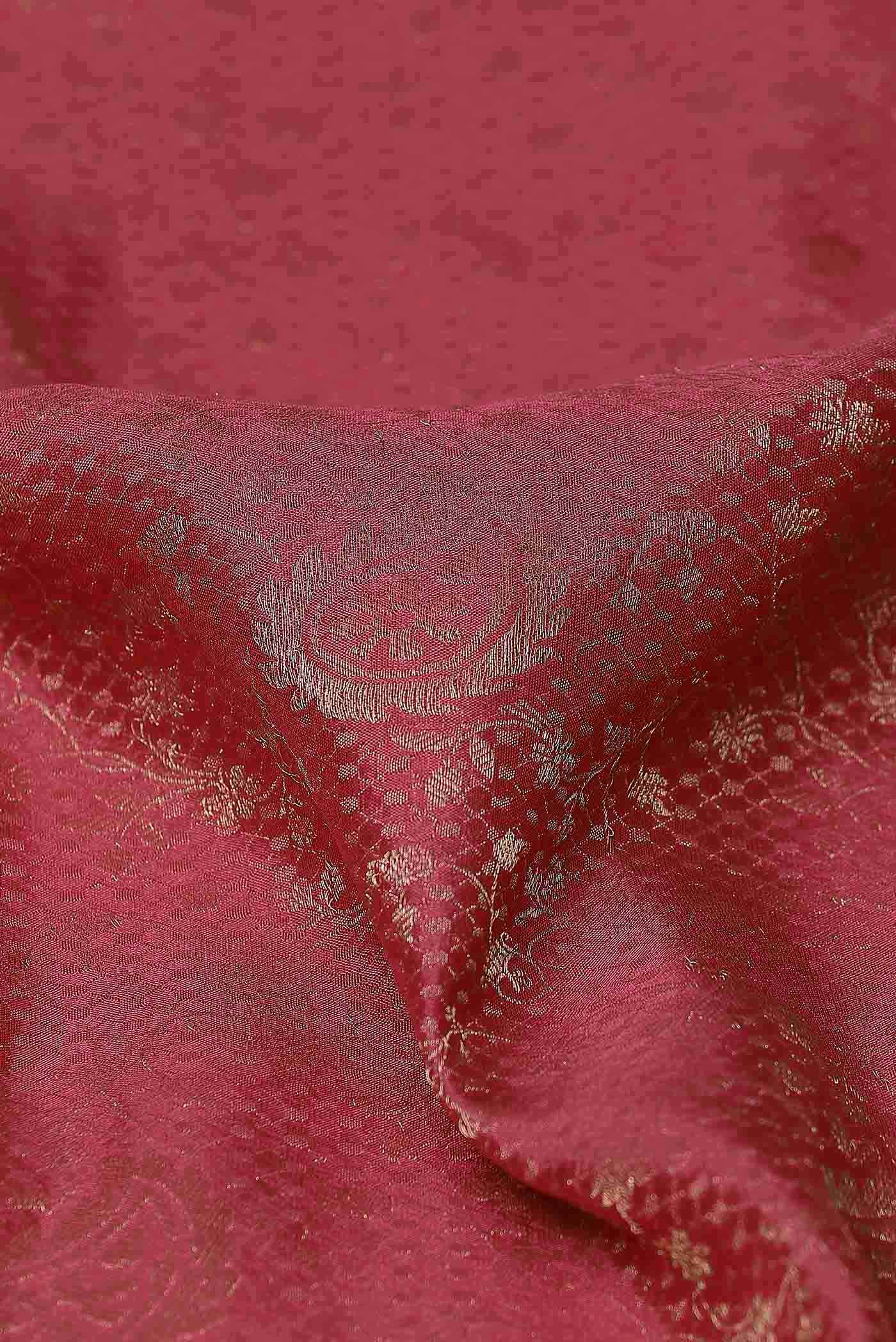 Coral Mysore Crepe Saree