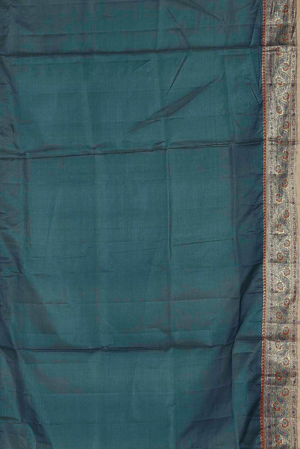 Blue Banarasi Tussar Silk Saree