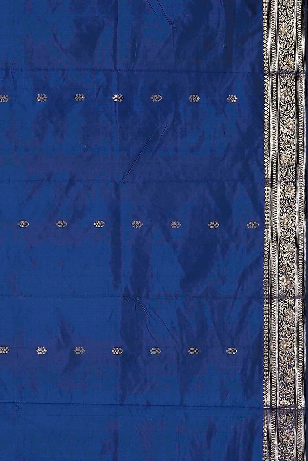 Blue Banarasi Katan Silk Saree