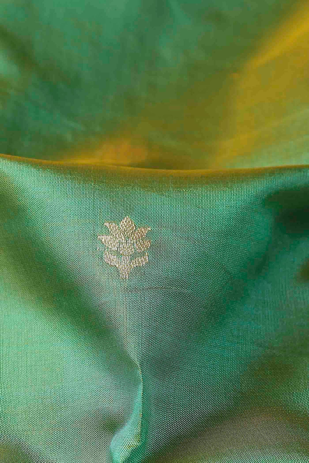 Green Banarasi Katan Silk Saree