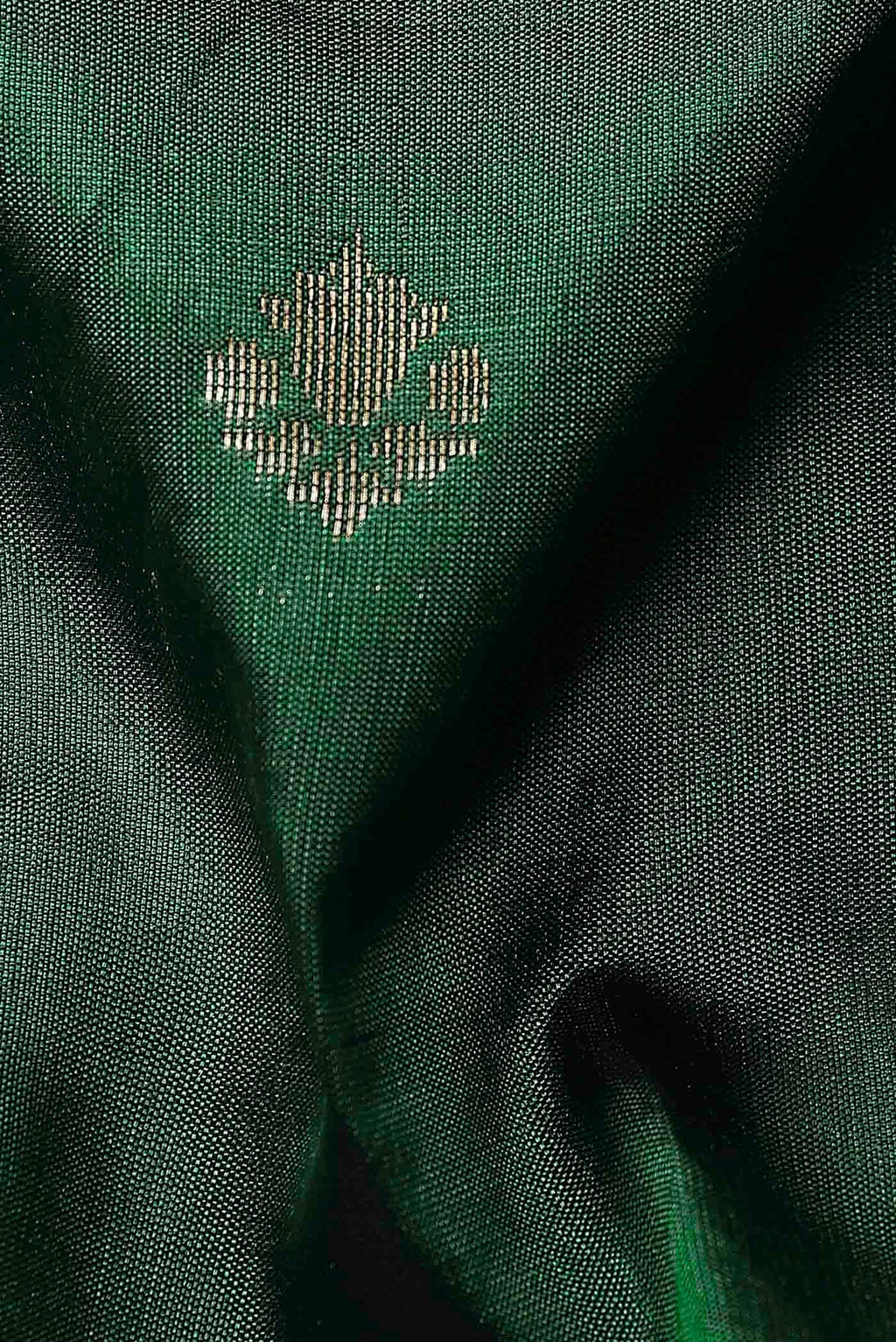 Green Banarasi Katan Silk Saree