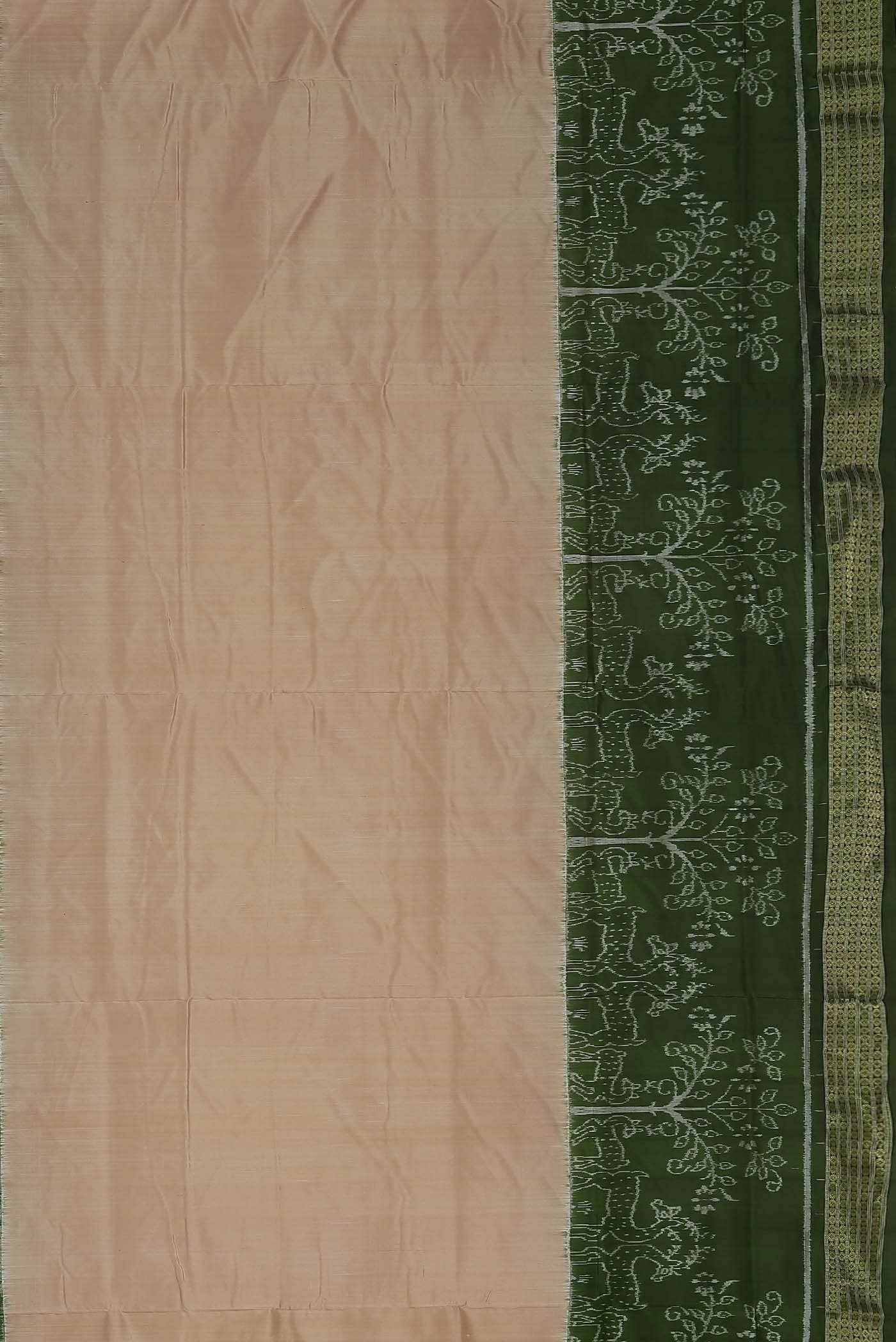 Sandal Orissa Silk Saree