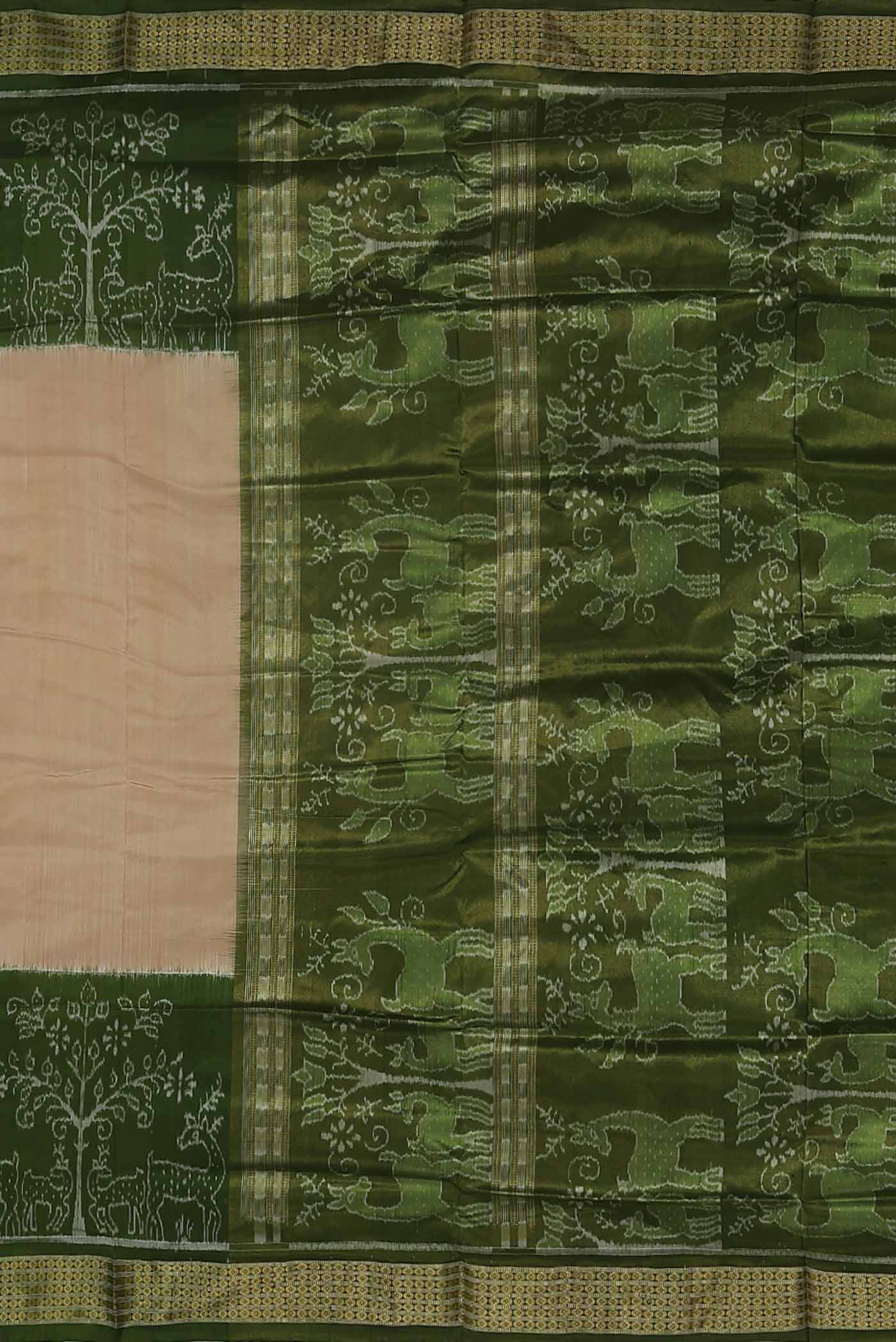 Sandal Orissa Silk Saree