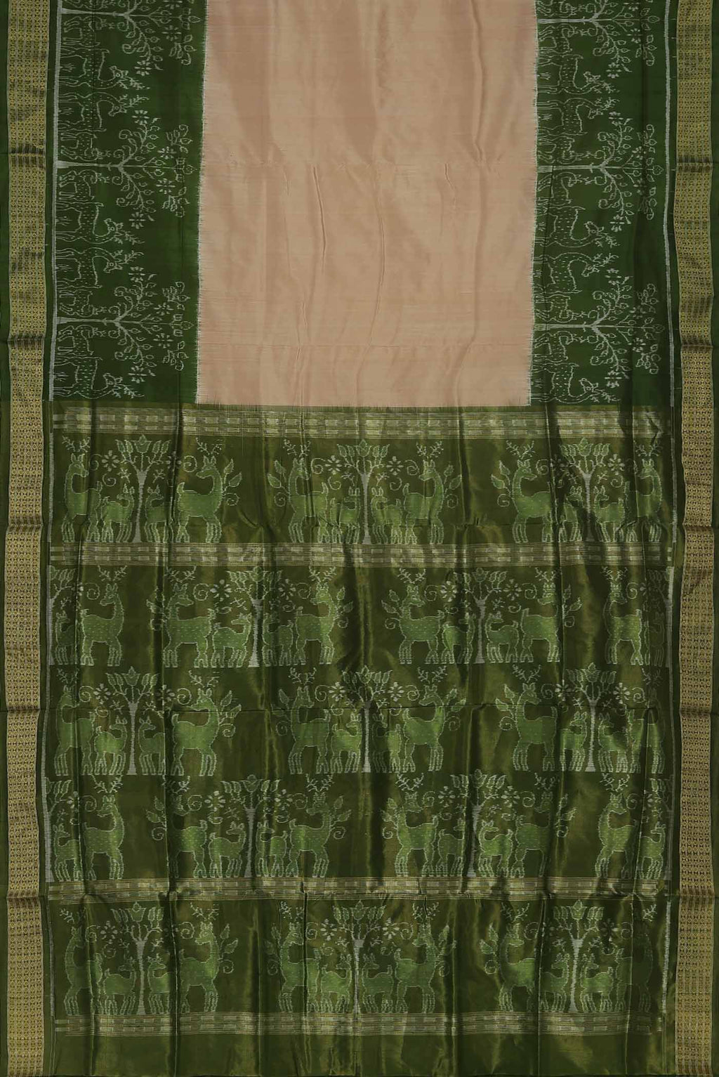 Sandal Orissa Silk Saree