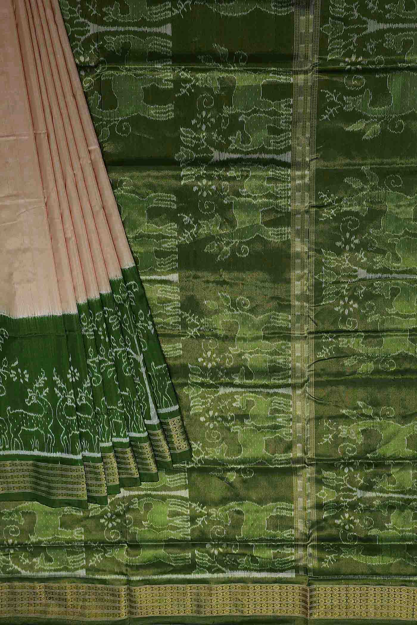 Sandal Orissa Silk Saree