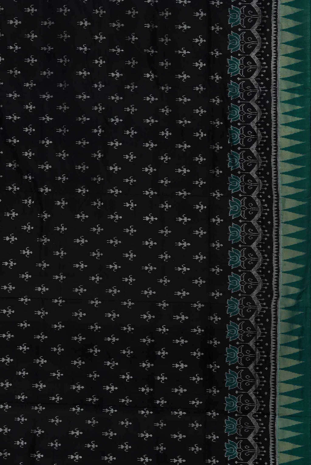 Black Orissa Silk Saree