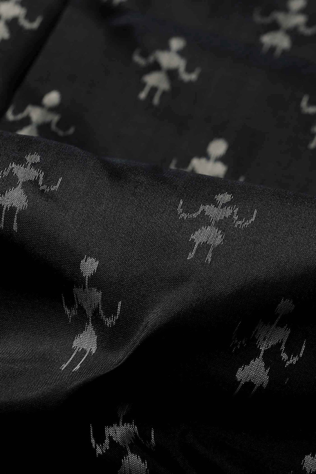 Black Orissa Silk Saree