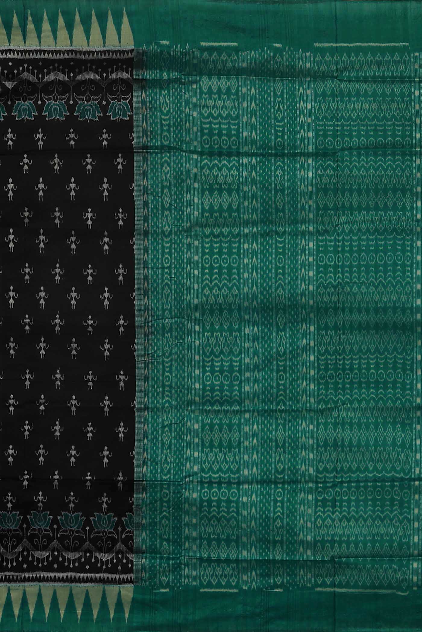Black Orissa Silk Saree