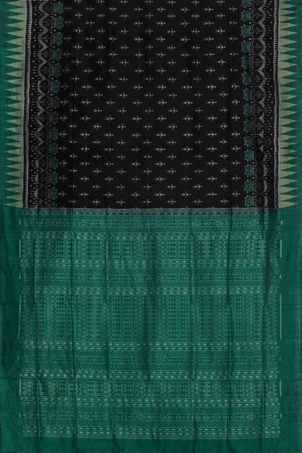 Black Orissa Silk Saree