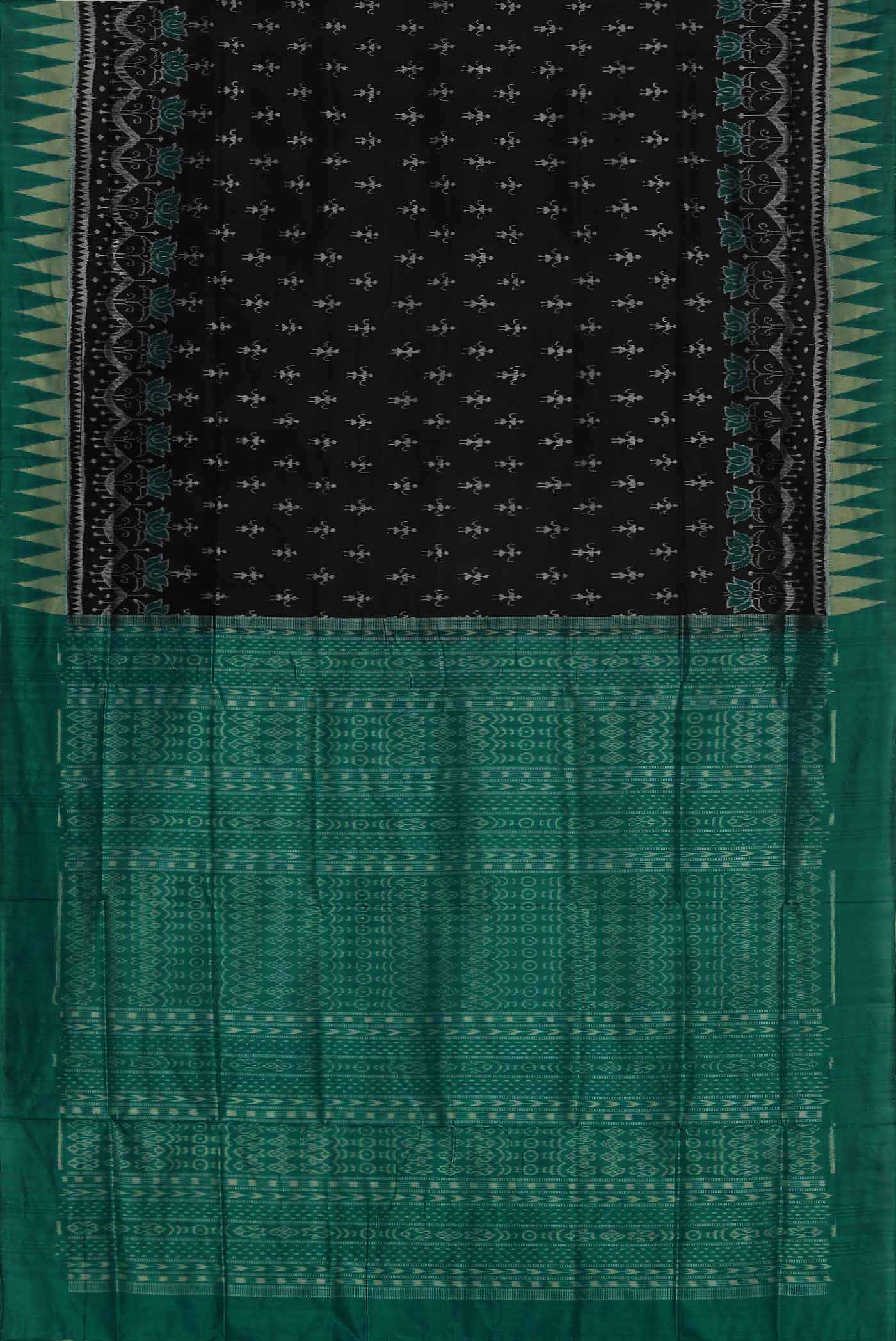 Black Orissa Silk Saree