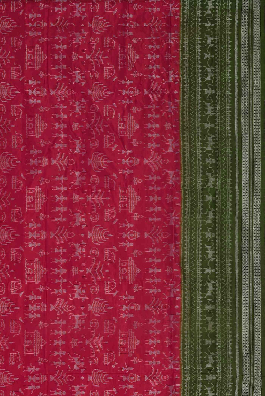 Pink Orissa Silk Saree