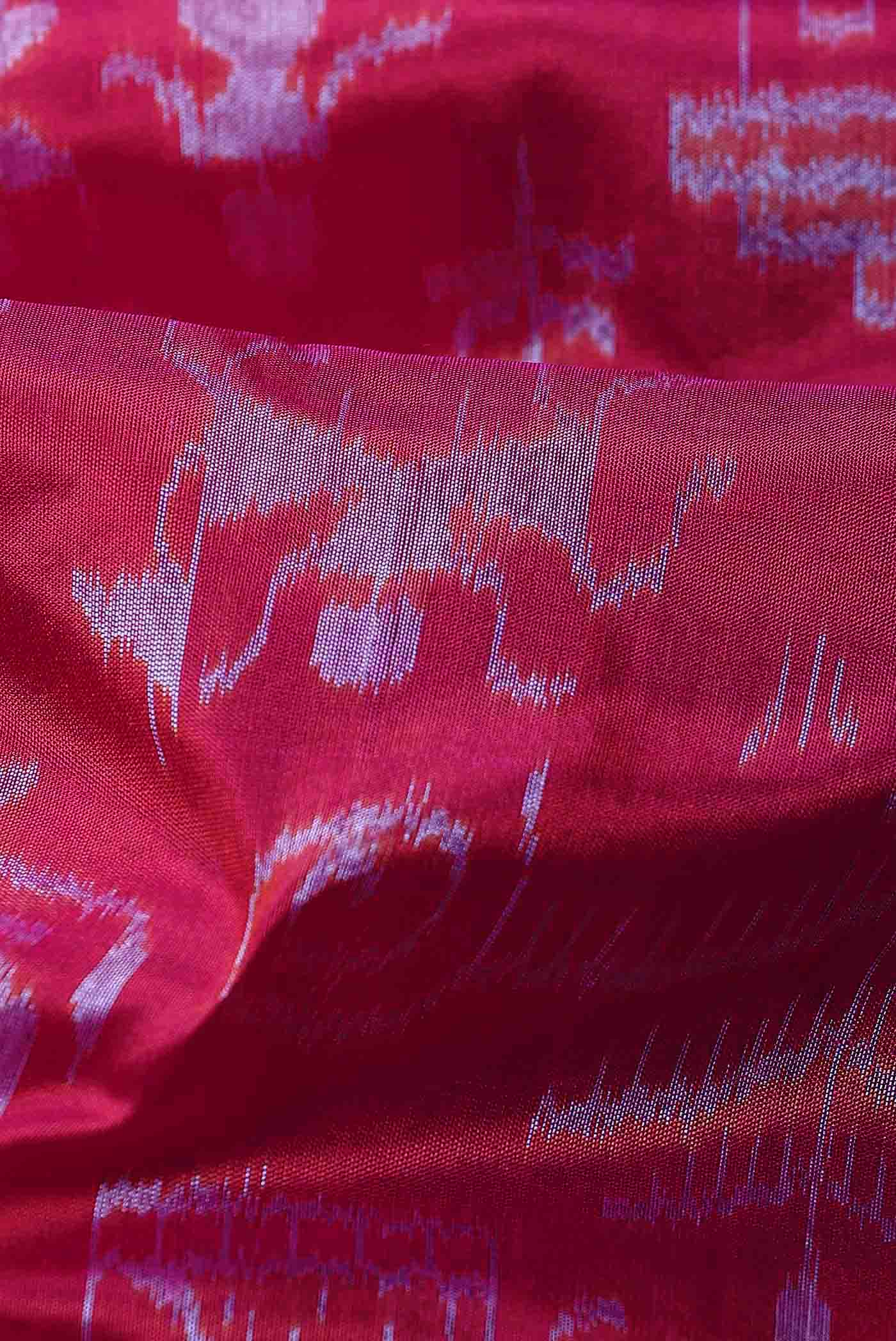 Pink Orissa Silk Saree