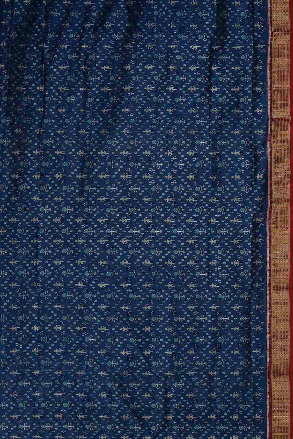 Blue Orissa Silk Saree