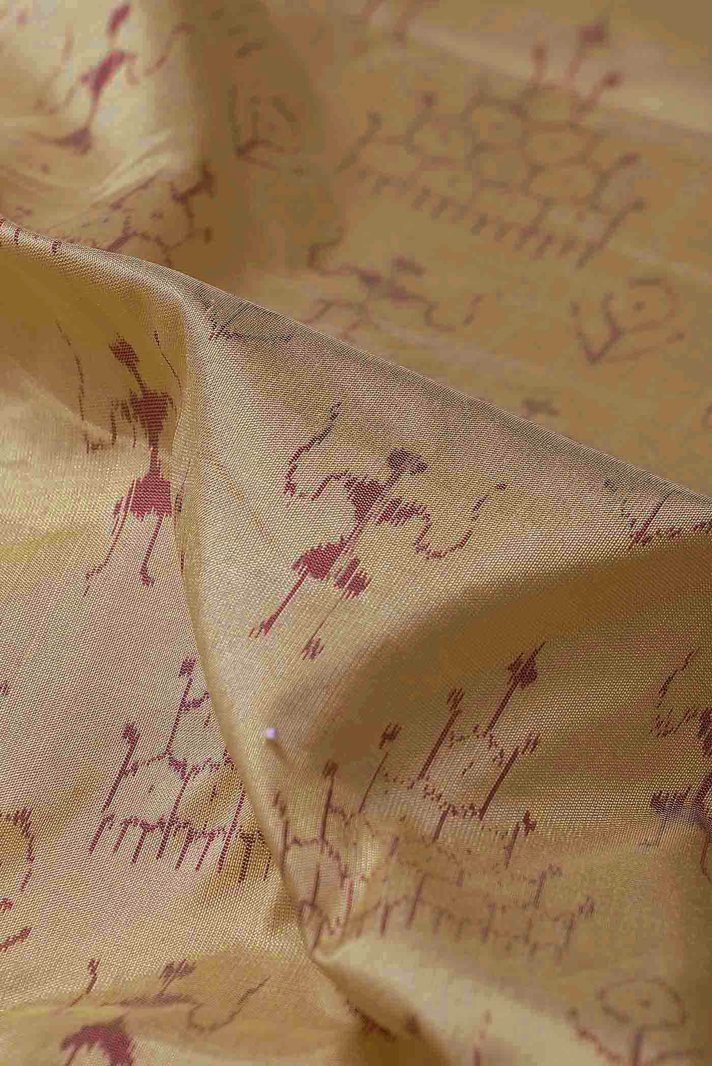 Sandal Orissa Silk Saree