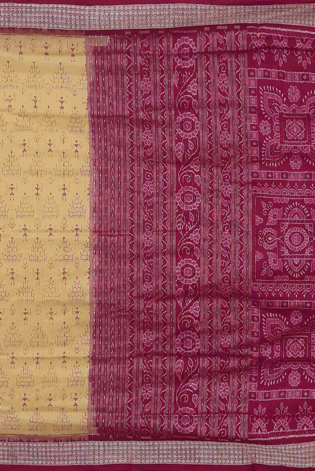 Sandal Orissa Silk Saree
