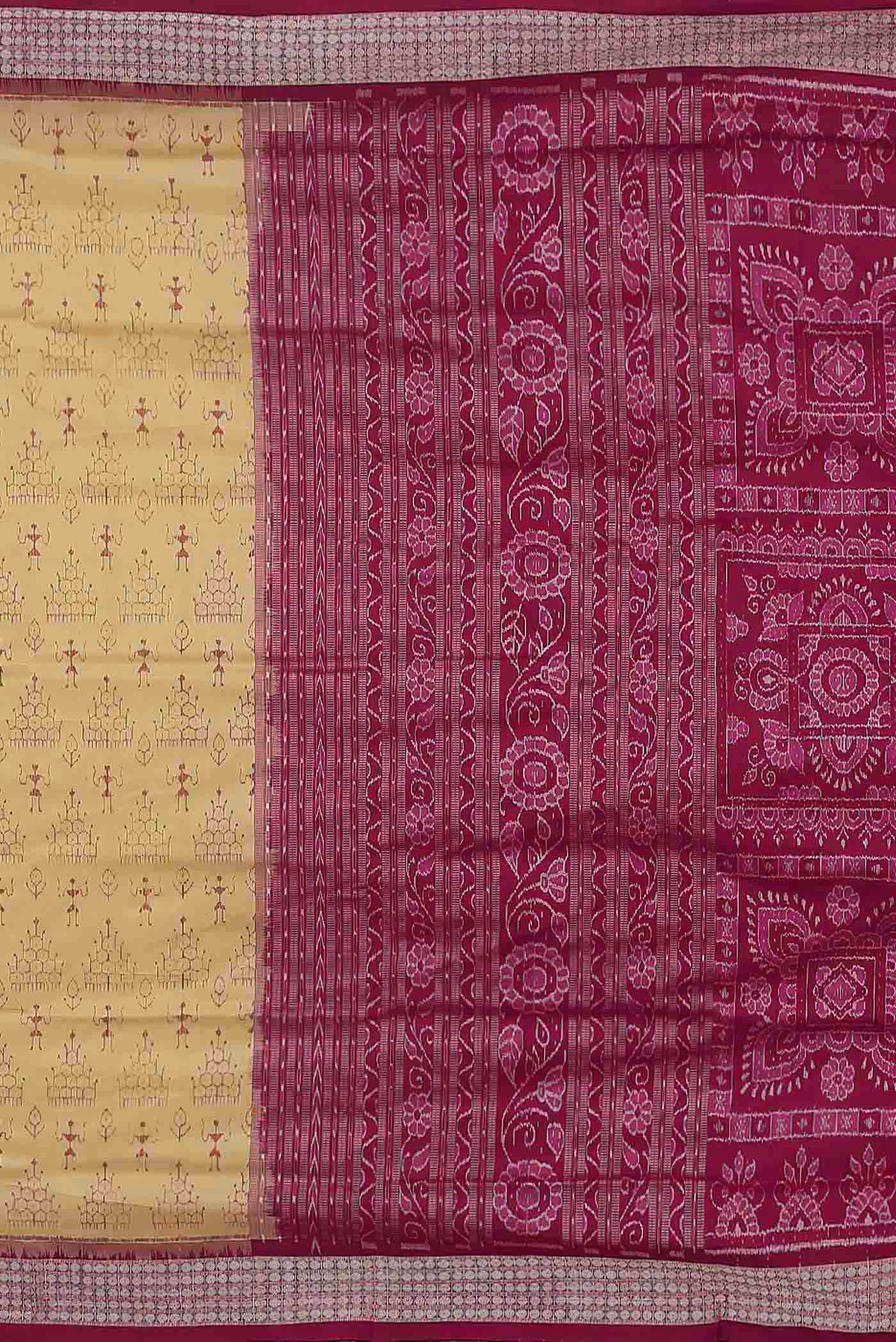 Sandal Orissa Silk Saree