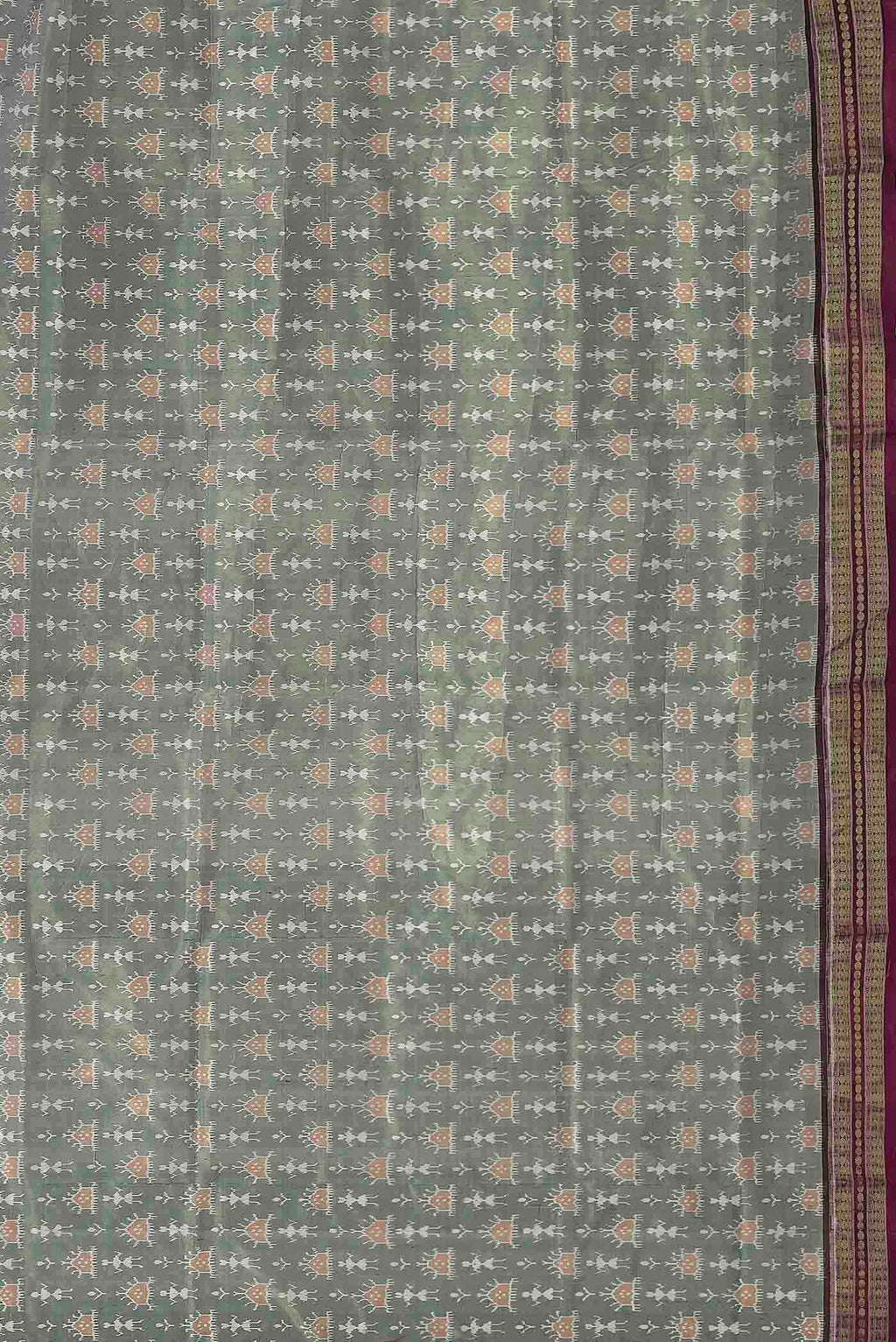 Green Orissa Silk Saree